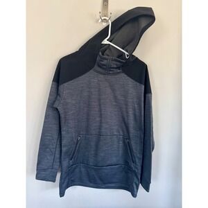 The North Face Mt Athletics Hoodie Womens L Gray Lightweight Pullover Pockets